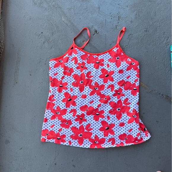 Lane Bryant Tank Top Bundle - Size XL 14/16 - Stretch Floral Polka Dot - Picture 2 of 6